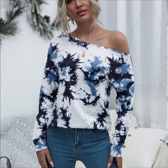 Tie Dye Top NWT- 1M - Picture 4 of 9